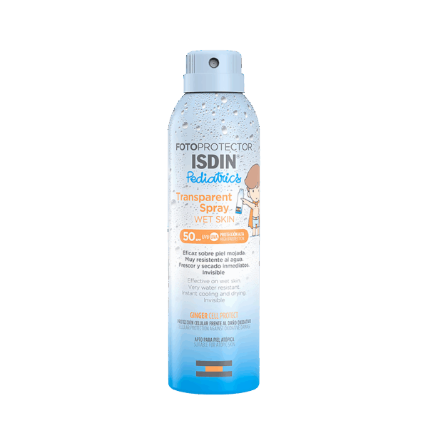 ISDIN FOTOPROTECTOR PEDIATRICO TRANSPARENTE SPRAY SPF 50+ FCO X 250 ML