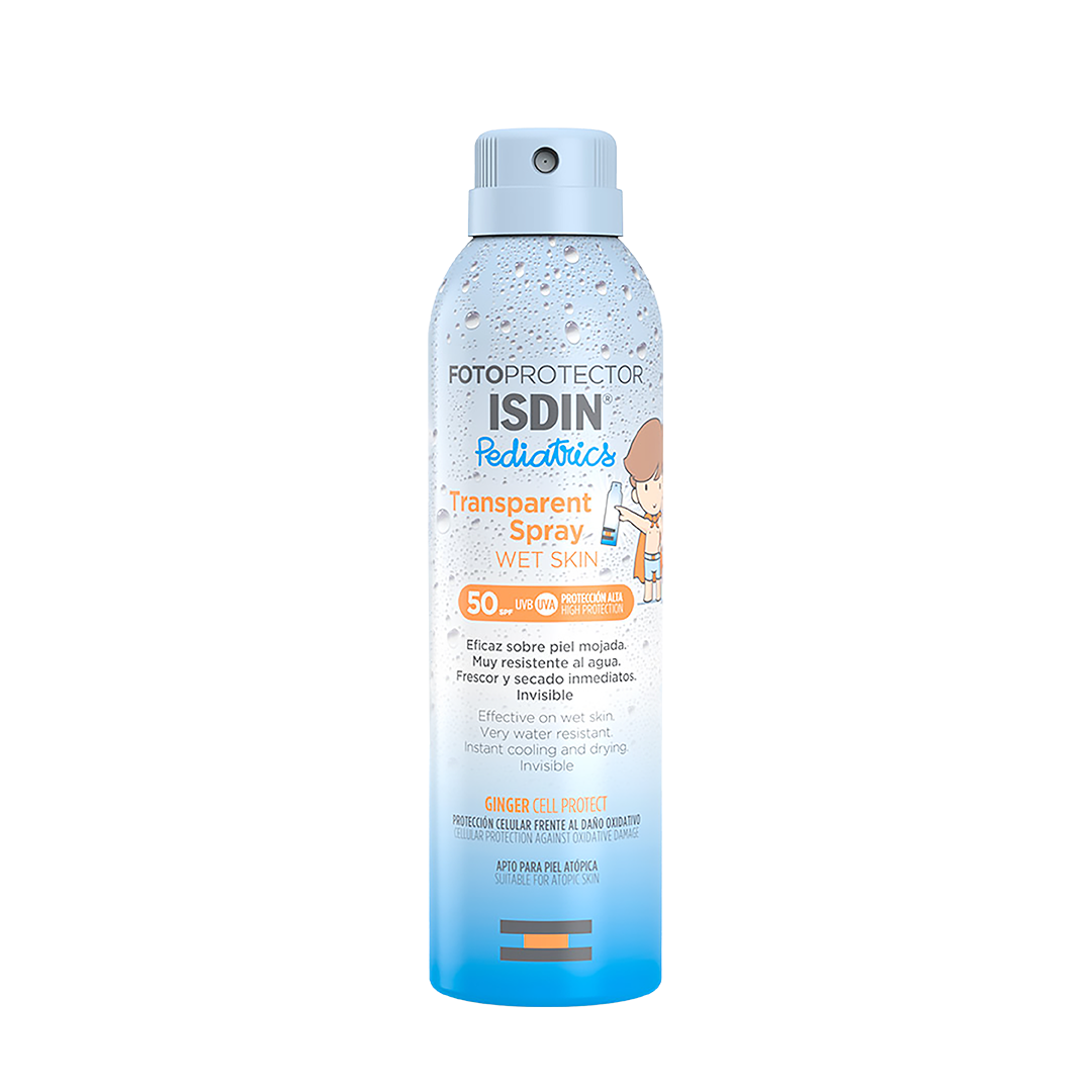 ISDIN FOTOPROTECTOR PEDIATRICO TRANSPARENTE SPRAY SPF 50+ FCO X 250 ML