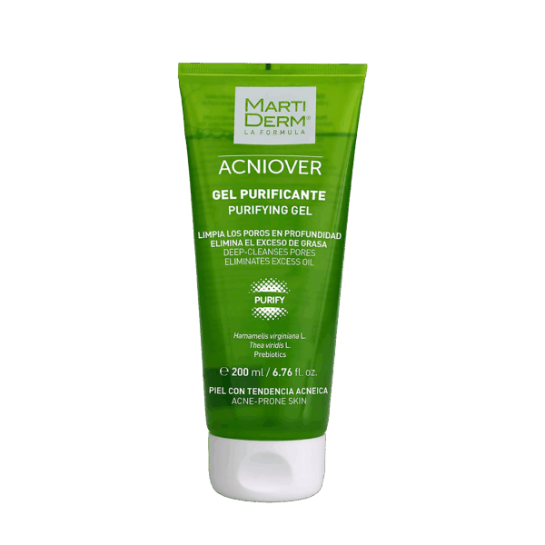 MARTI DERM ACNIOVER GEL PURIFICANTE FCO X 200 ML