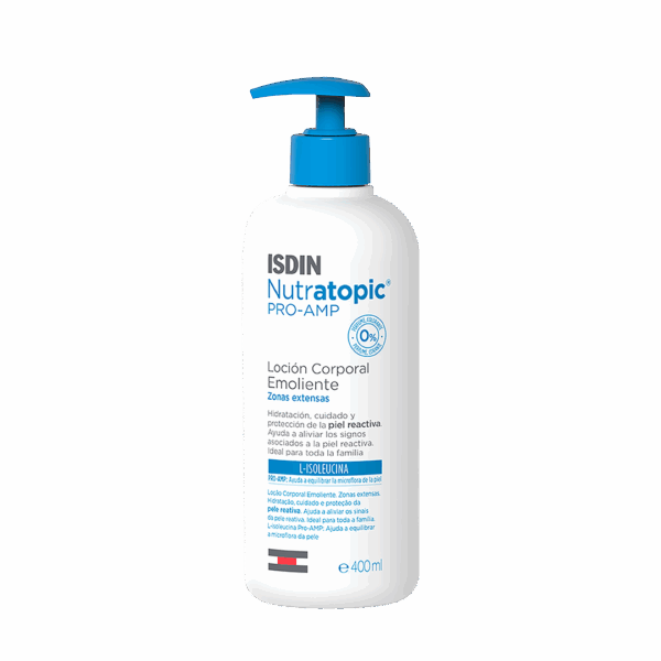 ISDIN NUTRATOPIC PRO AMP LOCION EMOLIENTE FCO X 400 ML