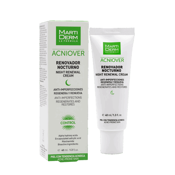 MARTI DERM ACNIOVER RENOVADOR NOCTURNO FCO X 40 ML