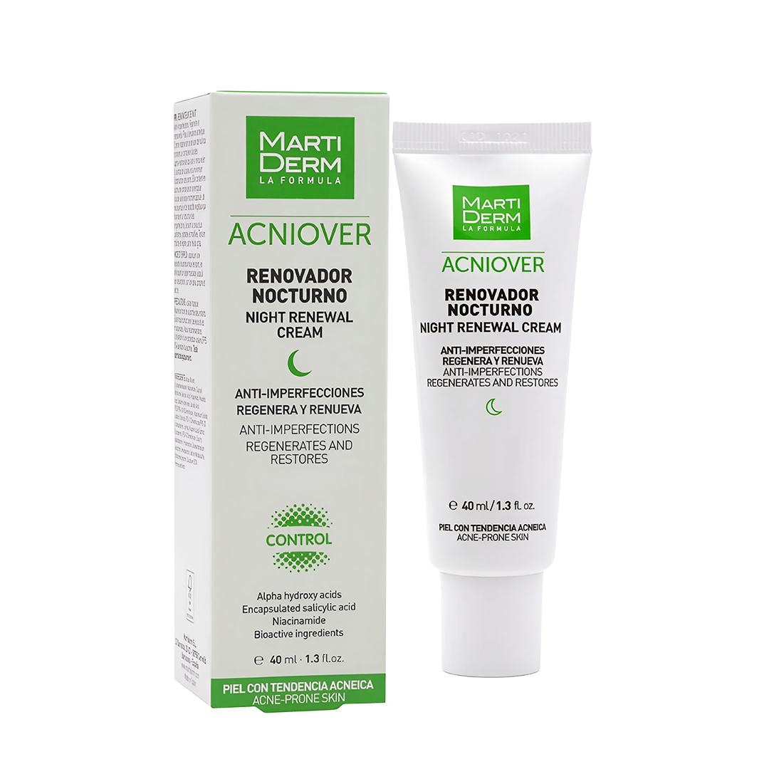 MARTI DERM ACNIOVER RENOVADOR NOCTURNO FCO X 40 ML