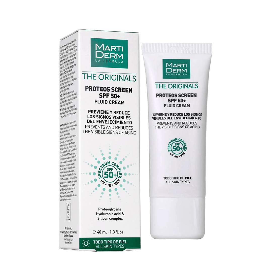 MARTI DERM PROTEOS SCREEN SIN COLOR SPF 50+ FCO X 40 ML